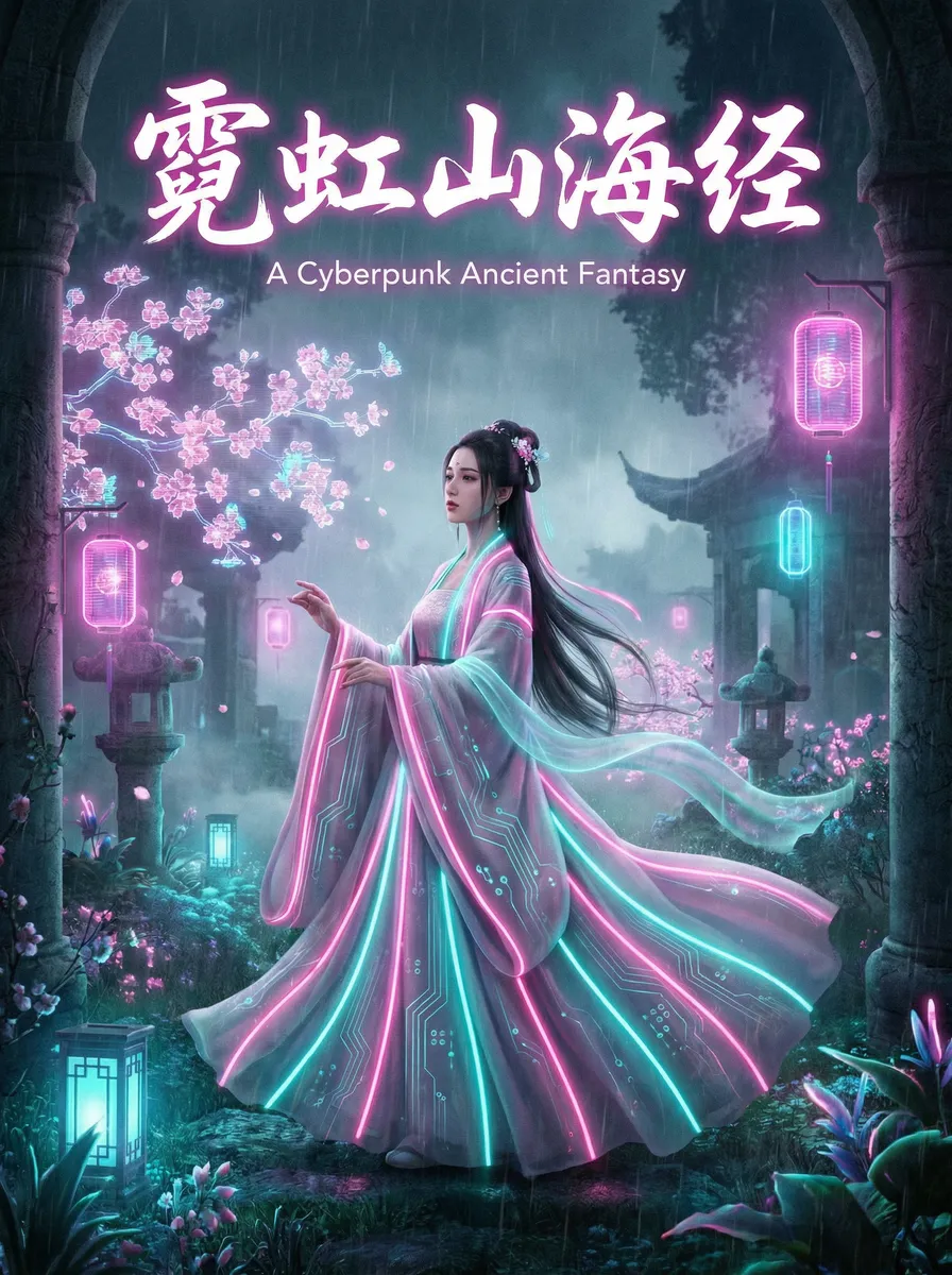日本情色片 古风奇缘短剧 - 霓虹山海经海报